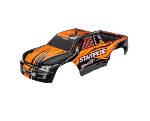 Carrocería Traxxas Stampede Naranja (pintada) TRX3651T