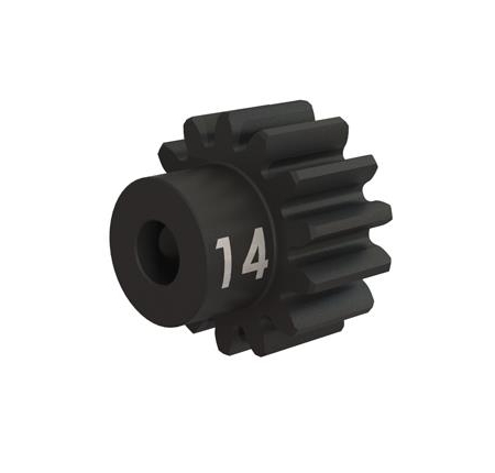Engranaje, piñón de 14 dientes (32 p), de alta resistencia (acero mecanizado y endurecido, n.° TRX3944X