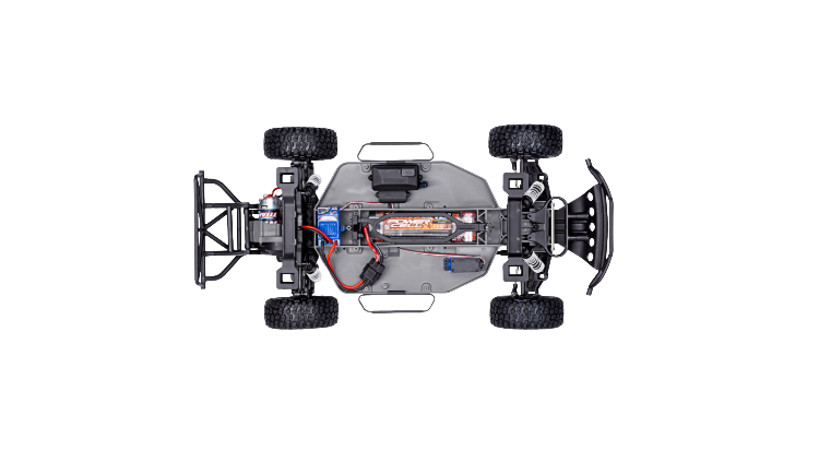 Traxxas Slash 2WD Brushed HD 1/10 rojo, con bateria y cargador USB TRX58234-8-REDX