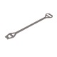 Refuerzo del chasis Traxxas XO-1 aluminio 6061-T6 (anodizado titanio oscuro) TRX6421