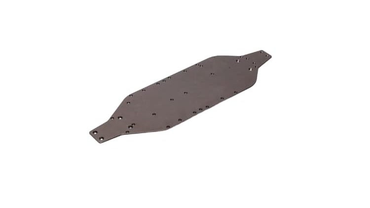 Chasis de aluminio 6061-T6 Traxxas XO-1 (anodizado titanio oscuro) TRX6422