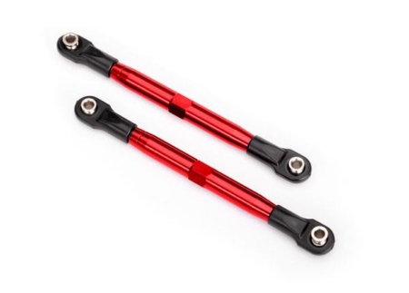 Eslabones de puntera (TUBOS anodizados en rojo, aluminio 7075-T6, más resistentes que el titanio) (87 mm)