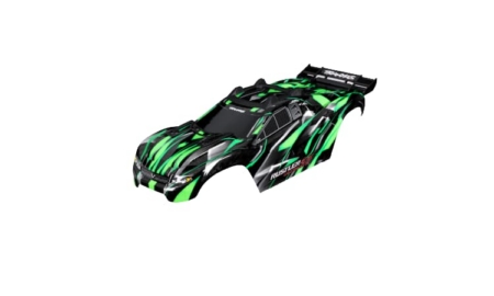 Carrocería Traxxas Rustler 4X4 Ultimate Clipless, verde TRX6749-GRN