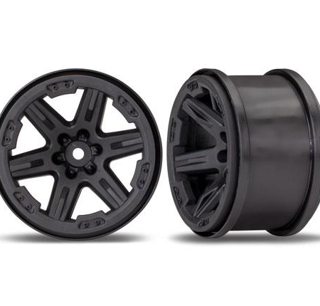 Ruedas, Rustler 4X4 2.8 (negras) (2)