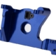 Soporte de motor, aluminio 6061-T6 (anodizado azul)