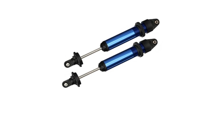 Amortiguadores Traxxas GTX, aluminio, anodizado azul TRX7761