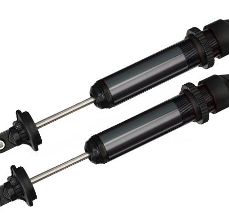 Amortiguadores, GTX, aluminio, anodizado negro (completamente ensamblados sin sp