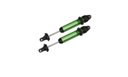 Amortiguadores Traxxas GTX, aluminio, anodizado verde TRX7761G