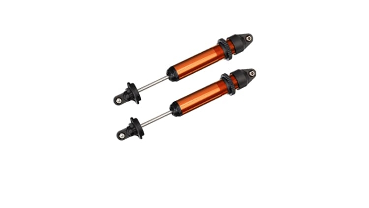 Amortiguadores Traxxas GTX, aluminio, anodizado naranja TRX7761T