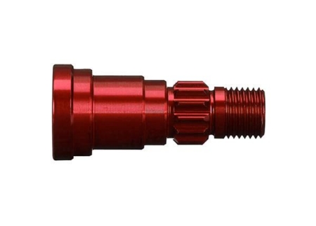 Eje de mangueta, aluminio (anodizado rojo) (1) (usar solo con #7750X, TRX7768R)