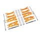 Kit de suspensión Traxxas X-Maxx WideMaxx, XRT, Naranja TRX7895T