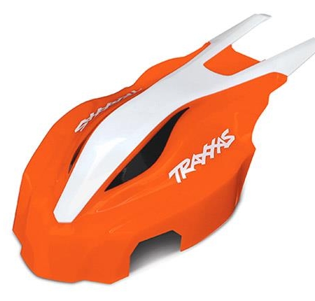 Capota delantera naranja/blanca Aton TRX7915