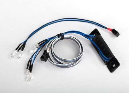 Kit de luces delanteras/traseras LED (compatible con carrocería n.° 8111, requiere fuente de alimentación n.° 8028)