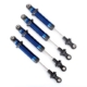 Amortiguadores, GTS, aluminio (anodizado azul) (ensamblados sin resortes) (4) (para uso con