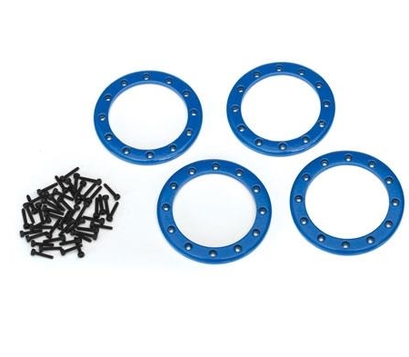 Anillos Beadlock, azules (2,2) (aluminio) (4)/ 2x10 CS (48)