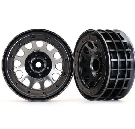 Ruedas, Method 105 2.2 (cromo negro, cromo negro, beadlock) (anillos beadlock así