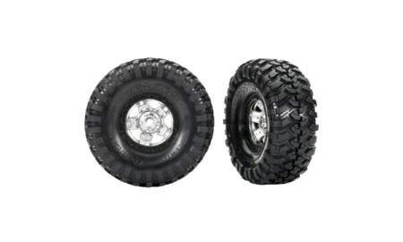 Ruedas Traxxas con llanta TRX-4 Sport cromo satinado (2pcs) TRX8179X