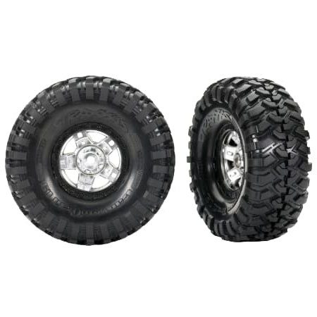 Ruedas Traxxas con llanta TRX-4 Sport cromo satinado (2pcs) TRX8179X