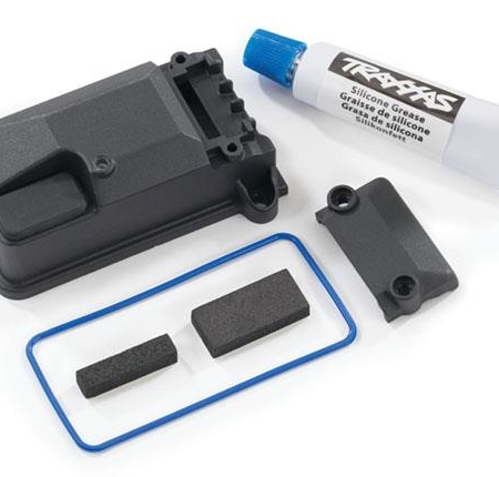 Tapa de la caja del receptor (compatible con BEC n.° 2260)/almohadillas de espuma/sellos/grasas de silicona