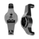 Bloques de ruedas, aluminio 6061-T6 (anodizado gris carbón), izquierdo y derecho