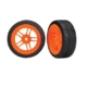 Ruedas Traxxas 4-Tec delanteras naranja TRX8373A