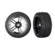 Ruedas Traxxas 4-Tec Traseras (cromado negro de radios divididos) (2pcs) TRX8374
