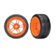 Ruedas Traxxas 4-Tec Traseras (rayos divididos naranja) (2pcs) TRX8374A