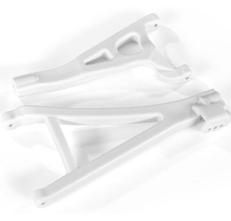 Brazos de suspensión, blancos, delanteros (derechos), de alta resistencia (superior (1)/inferior (1))