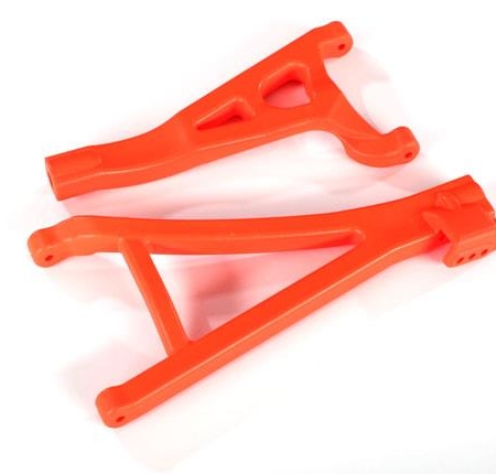 Brazos de suspensión, naranja, delanteros (derechos), de alta resistencia (superior (1)/inferior (1))