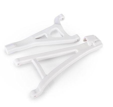 Brazos de suspensión, blancos, delanteros (izquierdo), de alta resistencia (superior (1)/inferior (1))