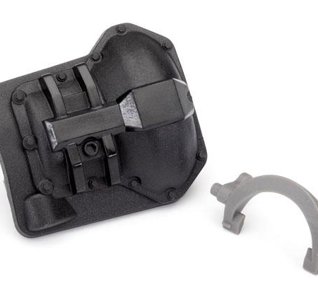 Tapa del diferencial trasero (negra)