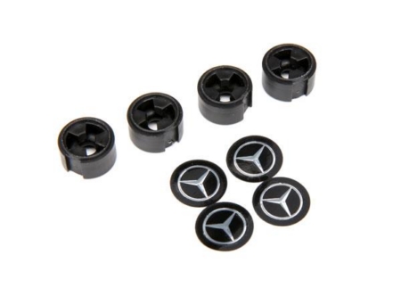 Tapacubos, rueda Mercedes-Benz G 500 (negra) (4) (requiere pieza extendida n.° 8255A, TRX8873)