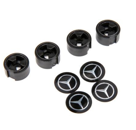 Tapacubos, rueda Mercedes-Benz G 500 (negra) (4) (requiere pieza extendida n.° 8255A, TRX8873)