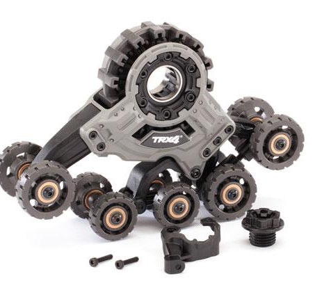 Traxx, delantero, derecho (ensamblado) (requiere eje de mangueta 8886, amortiguador GTR 7061 y 8 TRX8882)