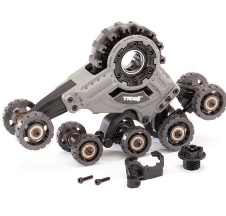Traxx, trasero, derecho (ensamblado) (requiere eje de mangueta 8886, amortiguador GTR 7061 y 8896, TRX8884)