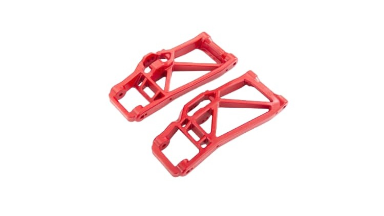 Brazos de suspensión inferiores Traxxas Maxx V1 rojo (2pcs) TRX8930R