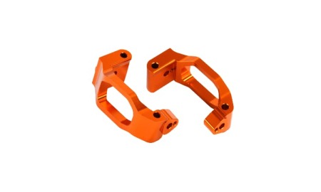 Bloques de ruedas (cubos en C), aluminio 6061-T6 (anodizado naranja), izquierdo y derecho TRX8932A