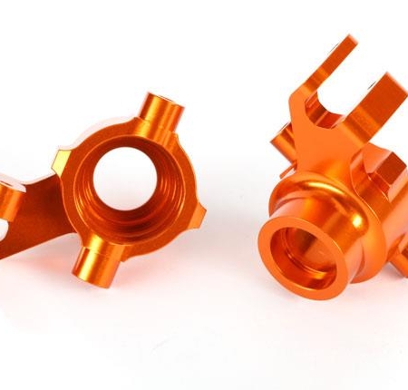 Bloques de dirección, aluminio 6061-T6 (anodizado naranja), izquierdo y derecho