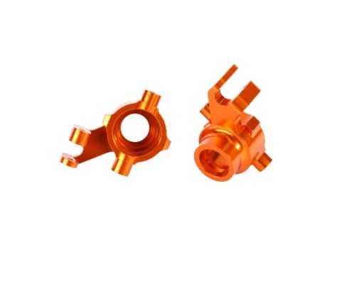Bloques de dirección de aluminio 6061-T6 (anodizado naranja) Traxxas Maxx TRX8937A