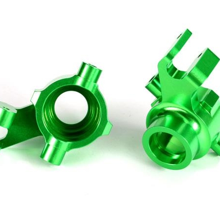 Bloques de dirección, aluminio 6061-T6 (anodizado verde), izquierdo y derecho