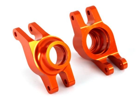 Portadores, eje de mangueta (aluminio 6061-T6 anodizado naranja) (trasero) (2)