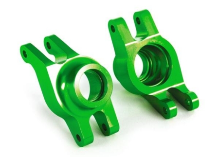 Portadores, eje de mangueta (aluminio 6061-T6 anodizado verde) (trasero) (2)