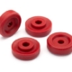 Lavadores de ruedas, rojos (4)