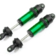 Amortiguadores, GT-Maxx, aluminio (anodizado verde) (completamente ensamblados sin resortes) (2)