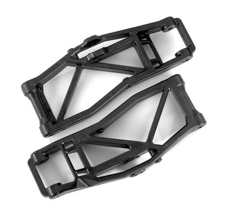 Brazos de suspensión inferiores, negros (izquierdo y derecho, delantero o trasero) (2) (para usar con