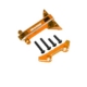 Soporte de torre de amortiguador delantero de aluminio Naranja Traxxas TRX9061-ORNG