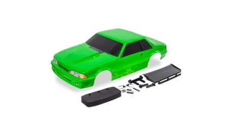 Carrocería Traxxas Ford Mustang, Fox Body, Verde (pintada) TRX9421G