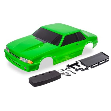 Carrocería Traxxas Ford Mustang, Fox Body, Verde (pintada) TRX9421G