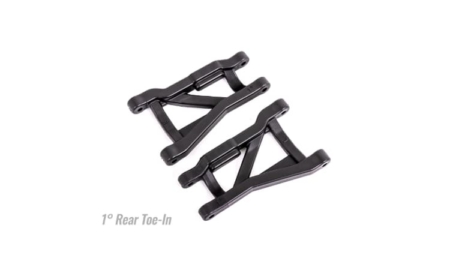 Brazos de suspensión Traxxas negros, traseros (izquierdo y derecho) (2pcs) TRX9431