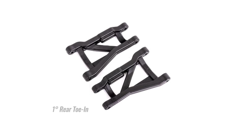 Brazos de suspensióN Traxxas negros, traseros (izquierdo y derecho) (2pcs) TRX9431